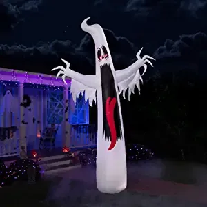 Joiedomi 12ft Tongue Ghost Halloween Inflatable - Halloween Decorations
