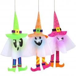 Joyin 3pcs Outdoor Halloween Led Lantern Lights - Halloween Decorations -Spooky Home Decor d04tDCrg scaled 1