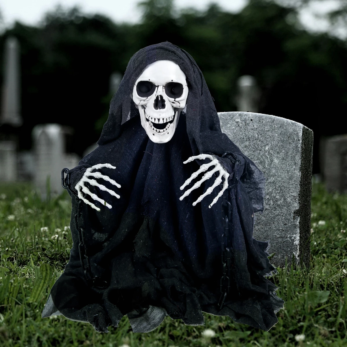 Joyin Skeleton Grim Reaper Ground Stake - Halloween Decorations 3 Joyin Skeleton Grim Reaper Ground Stake - Halloween Decorations - Image 3